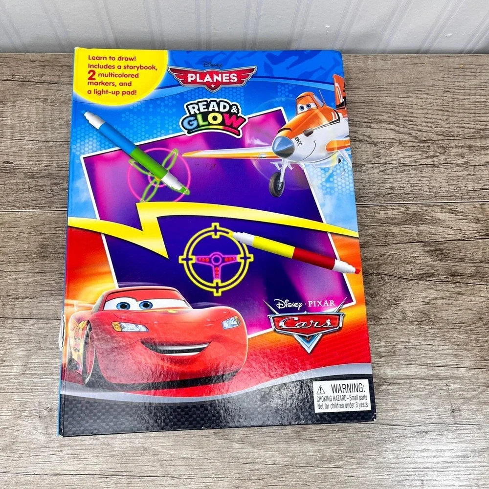 Read & Glow (Disney/Pixar Cars‎ - Disney Planes Activity Book) Used, Works Great